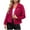 Red Coat for Women, variant on jtjvou Women's Classic Notched Lapel Asymmetric Zip Motorcycle Faux Suede Leather Jacket Red XXL