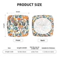 thumbnail image 6 of Lsque Abstract Plants Mushroom Deer Printed Square Couch Cushion Covers, Floral Sofa Cushion Covers Replacement, Stretch Couch Covers for Couch-16.9in, 6 of 9