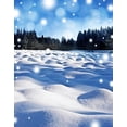 thumbnail image 2 of ABPHOTO 5x7ft Photography Backdrop Merry Christmas Snow Covered Landscape Bokeh Halos Glitter Sequins Falling Snowflakes Xmas Backdrops Seamless Baby Kids Children Adults Happy New Year, 2 of 3