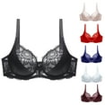 thumbnail image 4 of Utoimkio Clearance Wireless Bras for Women No Underwire Lace Push Up Bras for Women Full Coverage Comfort Breathable Everyday Bras, 4 of 8