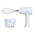 thumbnail image 2 of Dvkptbk Egg Beater Two-In- Wireless Cooking Machine Small USB Charging Hand-Held Beater Garlic Minced Meat Auxiliary Food Beaters, 2 of 5