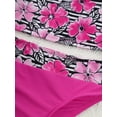 thumbnail image 4 of iiniim Kids Girls 3 Pieces Swimsuit Sleeveless Swim Crop Tops with Shorts Bottoms Set Tankini Bathing Suit, 4 of 7
