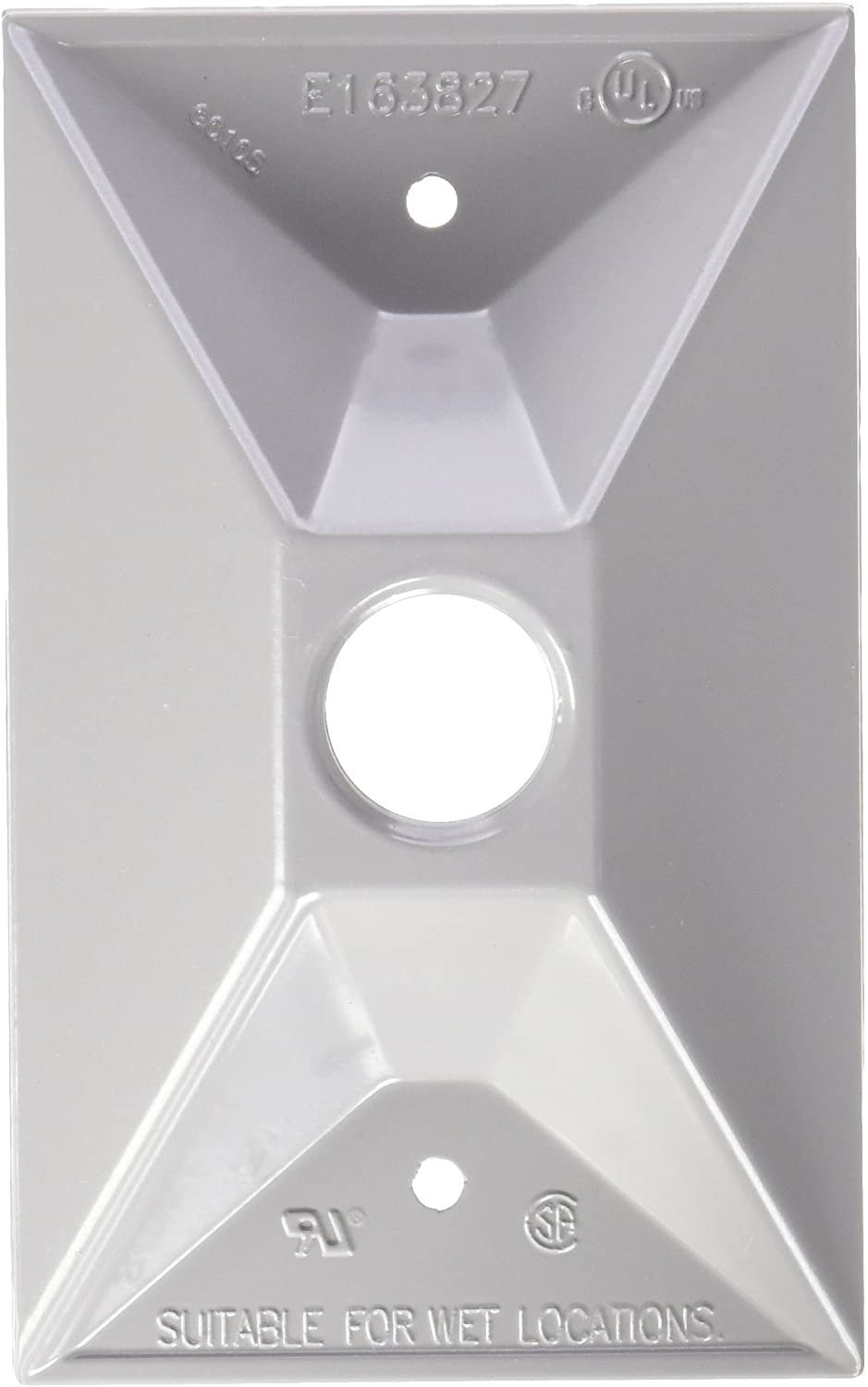 Hubbell-Bell Weatherproof Lampholder Cover Gray