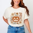 thumbnail image 3 of Pumpkin Floral Grunge - Garment Dyed Tee, 3 of 7