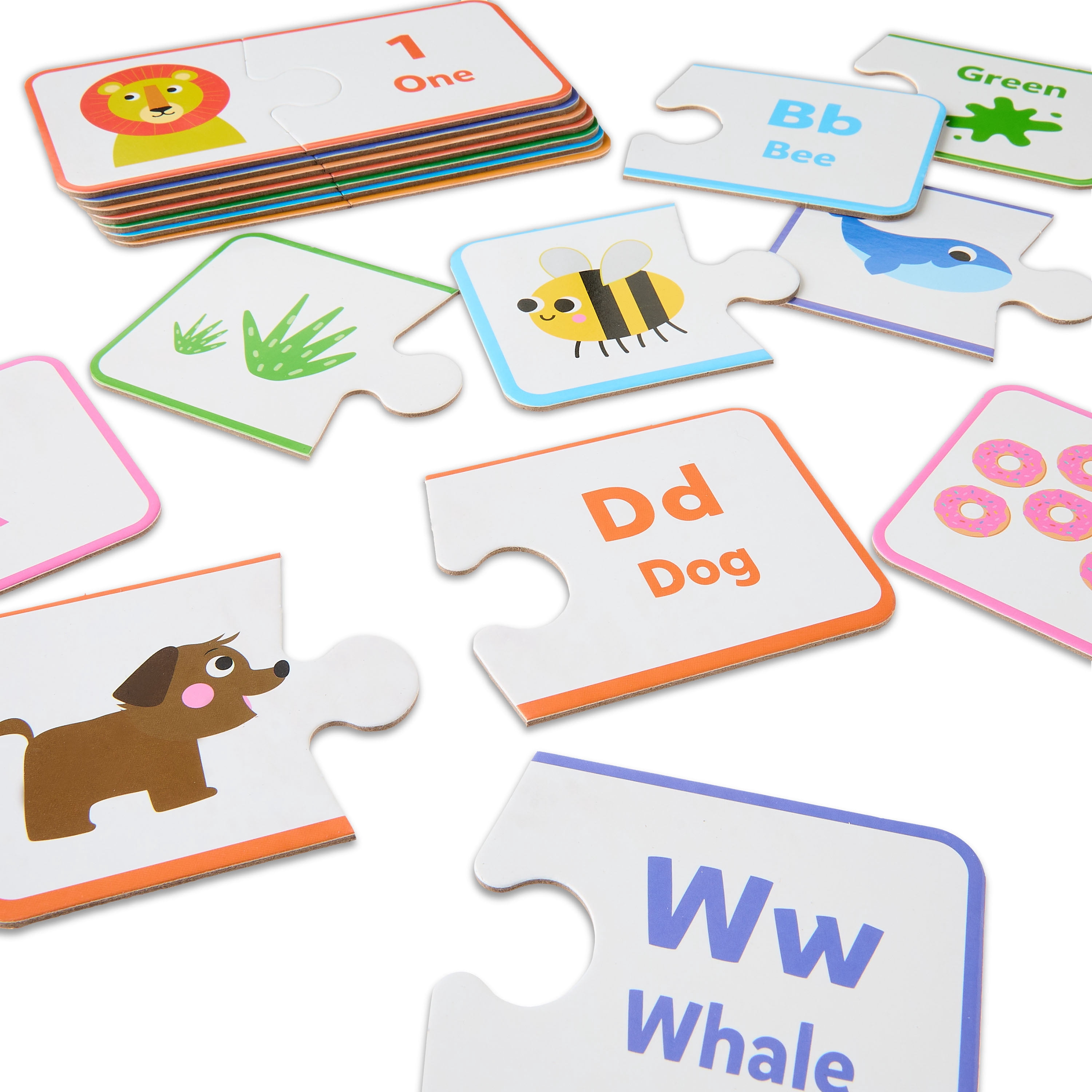 Spark.Create.Imagine. 3-in-1 Preschool Activity Set, 46 Pieces, Multicolor