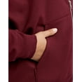 thumbnail image 4 of Hanes Originals Women's Fleece Zip-Up Hoodie (Plus Size) Mulled Berry 4X, 4 of 8