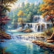 thumbnail image 1 of 5D DIY Taladro Cascada Del 30x30cm, 1 of 9