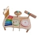 thumbnail image 1 of Batería infantil, instrumentos musicales, xilófono multifunción para habilidades motoras, juguete musical de madera para niños mayores de 3 años., 1 of 9