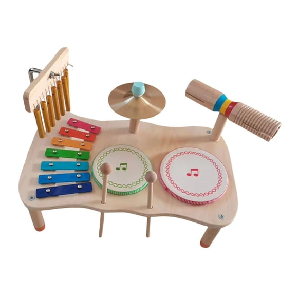 Batería para niños, juguetes musicales educativos, instrumentos musicales multifunción, xilófono, regalo de cumpleaños para niños.