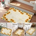 thumbnail image 5 of Entryway Rug 2'x3', Yellow Sunflowers Small Rug for Kitchen Bathroom Door Mat Indoor Entrance, Farmhouse Rustic Botanical Floral Plants Non-Slip Area Rugs Floor Mats Carpet Front Door Rugs, 5 of 8