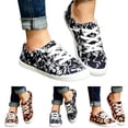 thumbnail image 5 of Oyedens Fashion Sneakers for Women Girls Skeleton Pumpkin Design Low Top Canvas Shoes, 5 of 6
