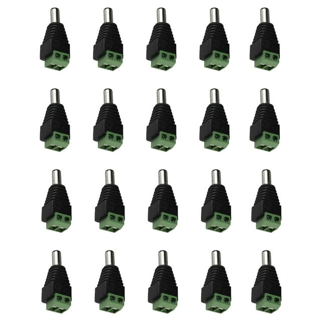 Methold 20 piezas ABS eficiente conector adaptador de enchufe para varios dispositivos adaptador conector KAdapter Cables de audio/vídeo