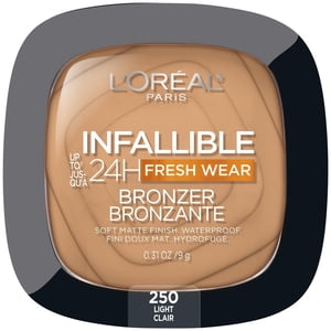 L'Oréal Paris Infallible 24H Soft Matte Bronzer, Light