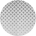 thumbnail image 1 of Ahgly Company Indoor Round Patterned Off-White Novelty Area Rugs, 5' Round, 1 of 6