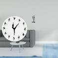 thumbnail image 2 of Reloj De Pared Con Diseño De Caballero Bailarina, Estatua De Bailarina De Ballet, Escultura Silenciosa, Adorno Decorativo Creativo Para Cocina, Oficina, Entrada Del Hogar, Estantería, Regalo, 2 of 8