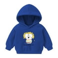 thumbnail image 2 of Akiihool Boys' Fashion Hoodies & Sweatshirts Boys' Long Sleeve Hoodie Kids Hooded Sweatshirts with Pocket (Blue,5-6 Years), 2 of 3