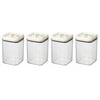 Better Homes & Gardens Flip-Tite Square Container, 16 Cups - Set of 4
