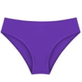 thumbnail image 3 of Kids Girls' Slim Swimming Bottom with Lining UPF50+ Sun Protection Rash Guard Swim Brief Dark Purple 14, 3 of 6