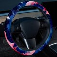 thumbnail image 2 of Flamingo 14.5 Inch Printing PVC Leather Auto Accessories Steering Wheel Cover Car Wheel Covers Steering Wheel Cover, 2 of 6