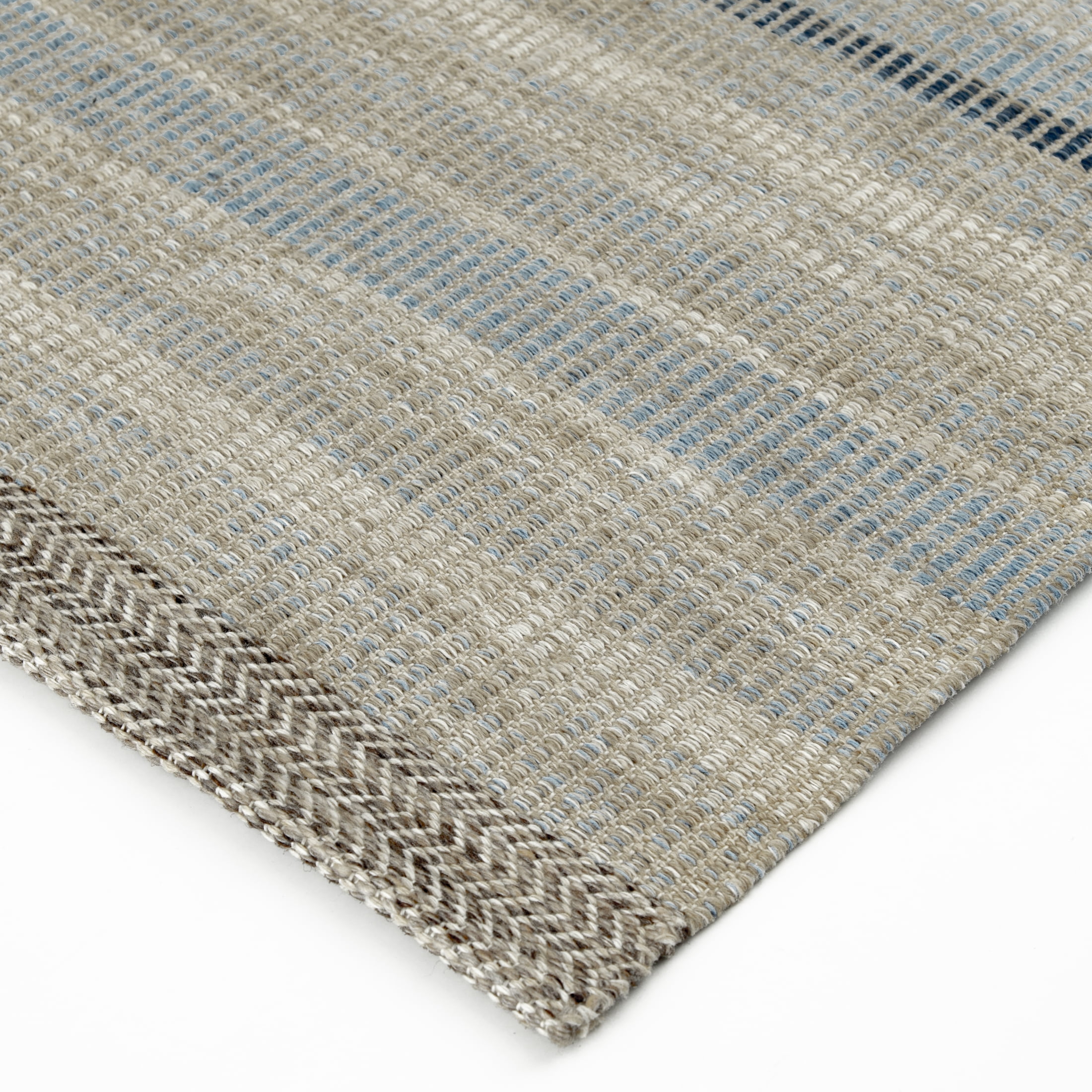 Better Homes & Gardens Blue Striped Lisa Runner Rug, 2'6"x8'
