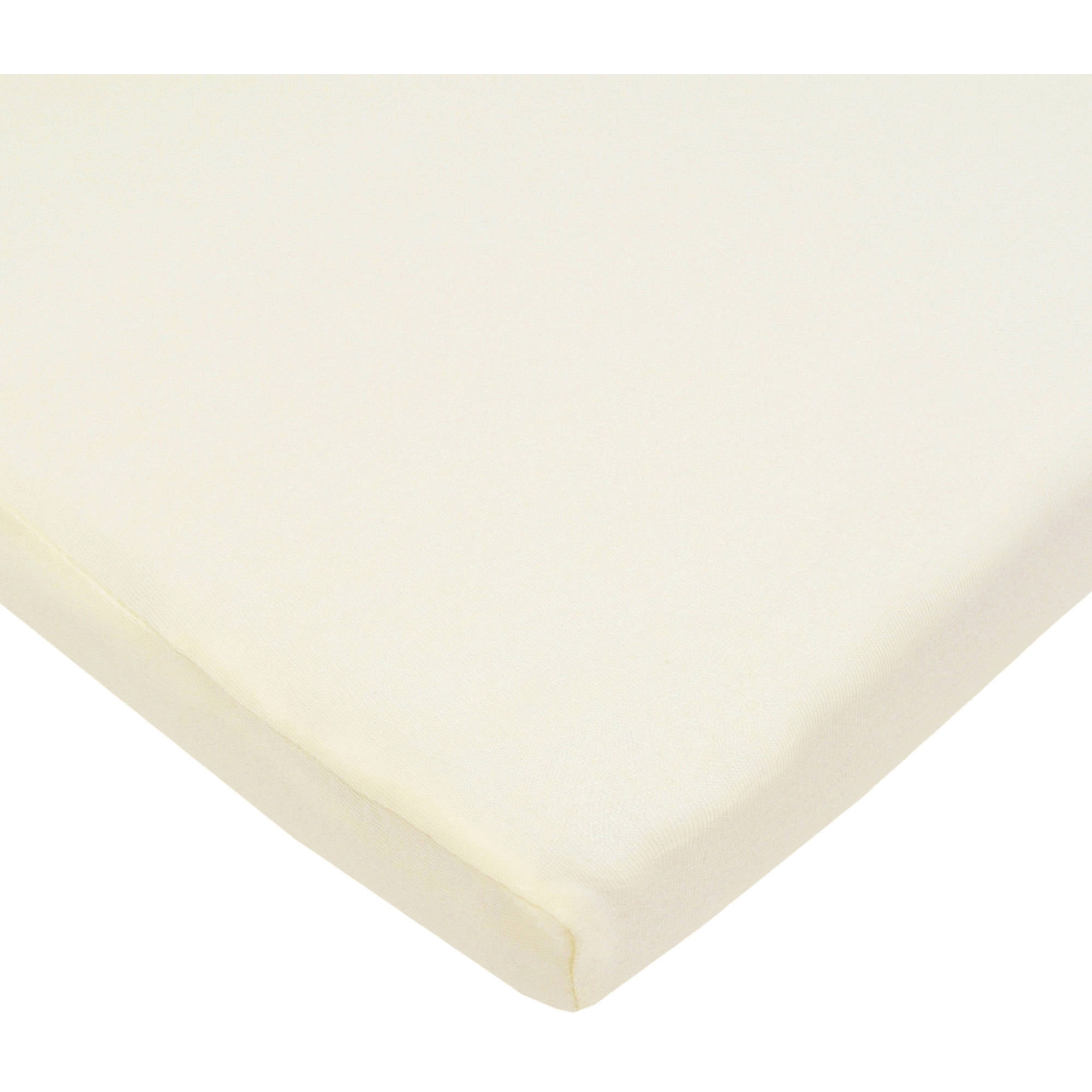 TL Care Supreme 100% Natural Cotton Jersey Knit Fitted Cradle Sheet, Ecru, Soft Breathable, for Boys and Girls
