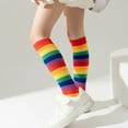thumbnail image 6 of THDHVS Toddler Socks,Girls Socks,Kids Knee-High Socks with Colorful Pattern for Performance and Stage Wear Long Socks Make Funny Fashion Statement for Kids and Youth Red Free Size, 6 of 6