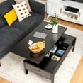 thumbnail image 2 of Costway 47" Lift Top Coffee Table Modern W/ Hidden Compartment &Drawers For Living Room, 2 of 10