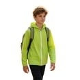 thumbnail image 4 of RUTAYY Boys Hoodie Casual Full Zip Long Sleeve Solid Color Jacket Outdoor Daily Wear Light Green, 4 of 5
