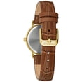 thumbnail image 2 of Caravelle by Bulova Women's Brown Leather Strap Watch 44L258, 2 of 3