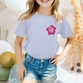 thumbnail image 5 of Gubotare Girls T Shirts Athletic Fashion Girls Short Sleeve T-Shirt Short Sleeve Tee for Girls Size 6-7 (Grey,6-7 Years), 5 of 8