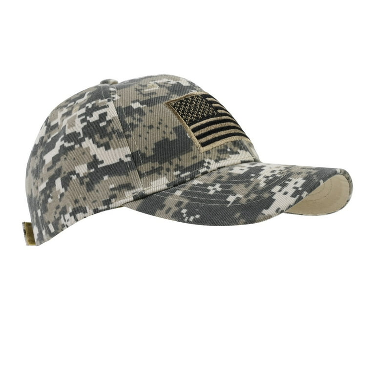 Walmart US Flag Tactical Baseball Hat, Military Style, Embroidered