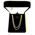 thumbnail image 4 of 10K 16" Yellow Gold 2.30mm Diamond Cut Rolo Chain with Lobster Clasp, 4 of 5