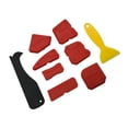 thumbnail image 2 of DOLITY 9 Pcs Outil de Calfeutrage Spatule d'Étalement de Mastic Joint de Calfeutrage Main Rouge, 2 of 7
