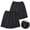 Black, variant on Goodtrade8 Big and Tall Summer Shorts for Men Pockets Gym Elastic Waist Casual Drawstring Solid Color Straight Mens Shorts