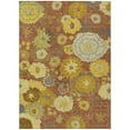 thumbnail image 2 of Addison Rugs Chantille Indoor/Outdoor Transitional Floral Terracotta Machine Washable Rectangle Rug, 8' x 10', 2 of 8