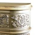 thumbnail image 3 of Dresser with Scrolled Carvings and Half Moon Shape, Champagne Silver, 3 of 5