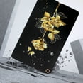 thumbnail image 5 of for Galaxy Tab A 10.1 2019 SM-T515/SM-T510 Floral Pattern Case, Luxury Ultra Slim Flexible Lightweight Anti-Fingerprint Drop Protective Heat Dissipation with Soft TPU Cover, Gold Butterfly Rose, 5 of 8