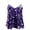 Purple, variant on Yvsxxv Purple Fish Scale Sequin Tank Top V Neck Cami Vest 1Pc