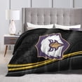 thumbnail image 4 of Nazareth College Logo Fleece Blanket, Very Soft Microfiber Flannel Blanket for Couch Warm and Cozy for All Seasons, 4 of 6