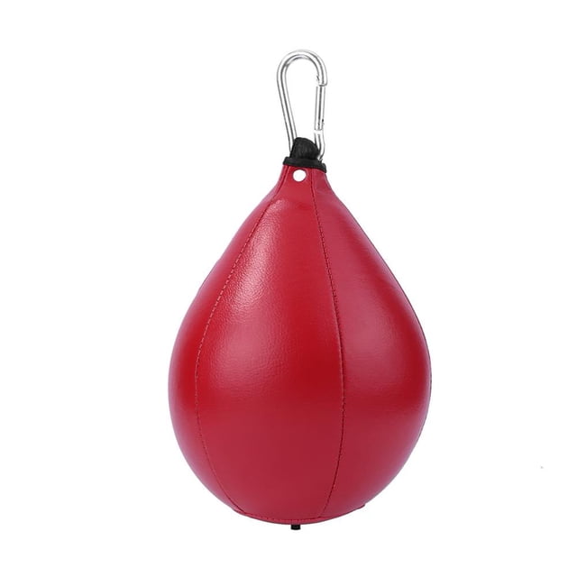Pear Shape Speed Ball Swivel Boxing Punch Bag Punching Speedball (Black)