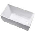 thumbnail image 2 of Vanity Art 55" x 29" Acrylic Freestanding Soaking Bathtub, 2 of 4