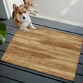 thumbnail image 3 of Brown Wooden Entryway Rug 2'x3'&nbsp; Non Slip Front Door Mats, Vintage Western Country Wooden Plank Entrance Rugs Indoor Outdoor Carpet, Washable Floor Mats Small Area Rug for Bedroom Kitchen, 3 of 8