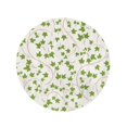 thumbnail image 2 of JSDART 60 inch Round Beach Towel Blanket Green Botanical Ivy Pattern Endless Garden Botany Branch Foliage Travel Circle Circular Towels Mat Tapestry Beach Throw, 2 of 2
