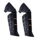 thumbnail image 1 of Protectores de piernas cortavientos para motocicleta, rodilleras con reflectores, correas de liberación rápida, PU, ​​accesorio robusto para ciclismo, 1 of 8