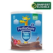 PediaSure Grow & Gain Shake Mix Powder, Chocolate, 14.1-oz Can