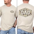 thumbnail image 2 of Camouflage Dad Double Sided T-Shirt – Retro Varsity Dad Tee with Duck Camo Graphic, Classic Father’s Day Gift Shirt for Men, 2 of 7