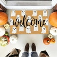 thumbnail image 2 of Halloween Ghost Welcome Doormat - Non- Velvet Halloween Door Mat for Indoor & Outdoor, Seasonal Front Porch Decor, Farmhouse Entryway Rug, 18" x 30", 2 of 6