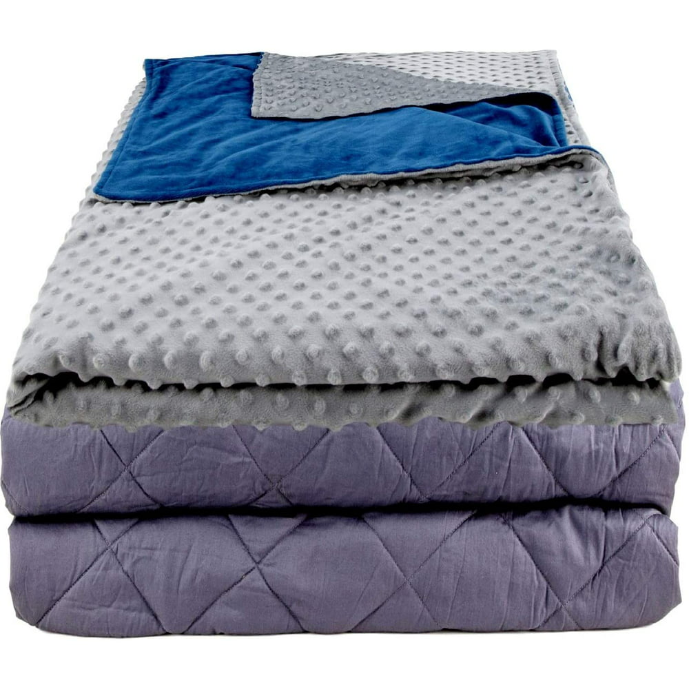 Duido - 25 lbs Weighted Blanket (Cooling Cotton) | Adult 60"x80" | w