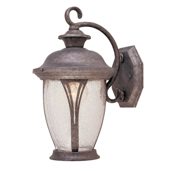 Designers Fountain Westchester Rustic Silver 7in Wall Lantern, 30511-RS