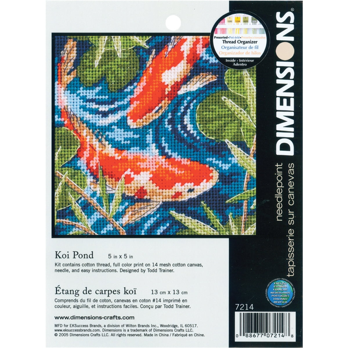 16 W x 10 H Dimensions Cottage Retreat Needlepoint Kit